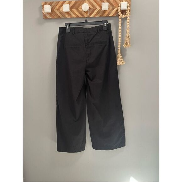NWT Mavi high waisted wide leg black pants Size 4 - Picture 2 of 8